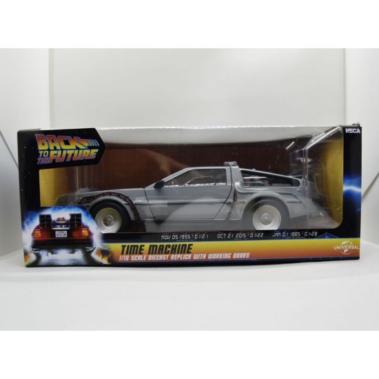 TIME MACHINE 1/16 SCALE DIECAST REPLICA WITH WORKING DOORS UNIVERSAL
